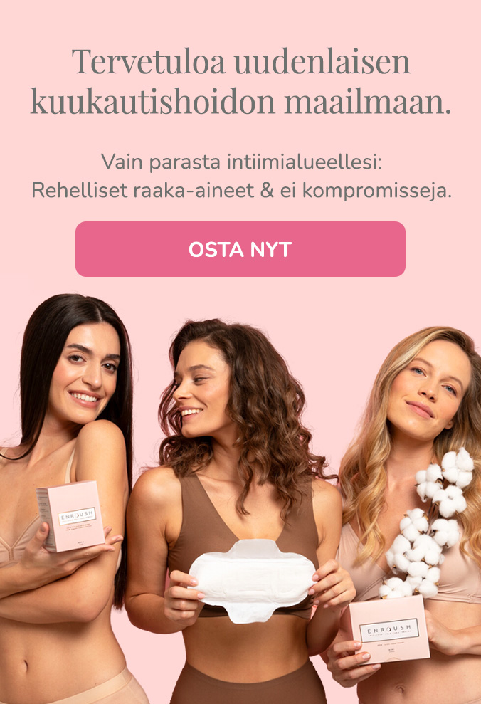 Tervetuloa uuteen kuukautishygieniaan