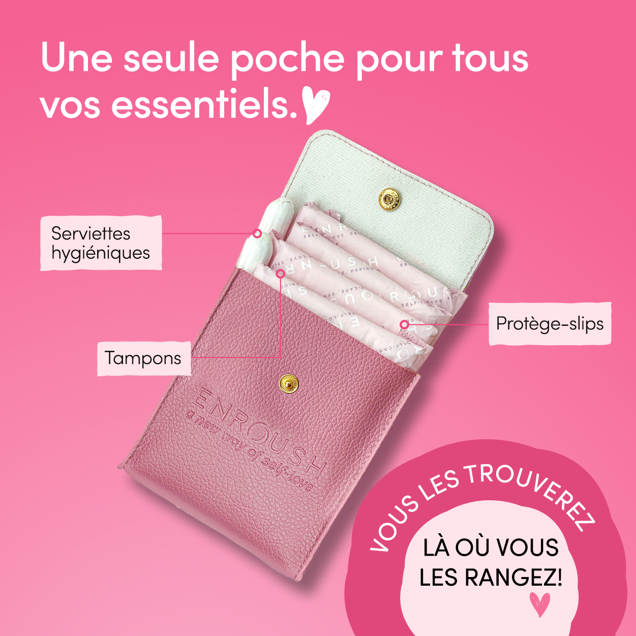 Mini self-love pouch